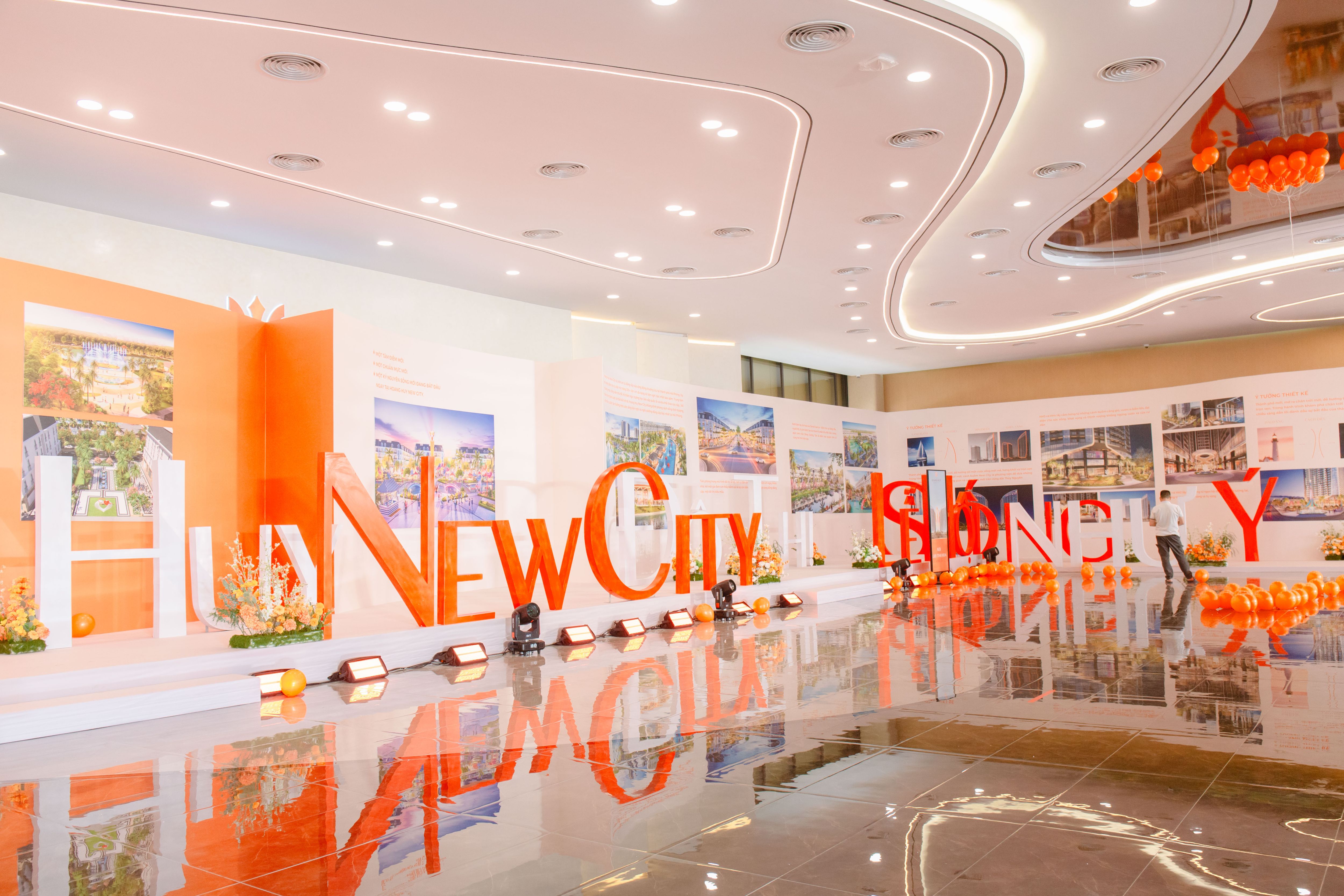 SỰ KIỆN KHAI TRƯƠNG VĂN PHÒNG BÁN HÀNG HOÀNG HUY NEW CITY - RA MẮT SA BÀN DỰ ÁN